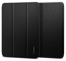 Spigen iPad Air 10.9 inç Örgü Kumaş Siyah Kapaklı Tablet Kılıfı