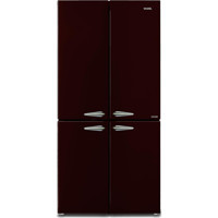 Vestel Fd56001 4 Kapılı Nofrost F Enerji Sınıfı 488 lt Retro Bordo Alttan Donduruculu Solo Gardrop Buzdolabı