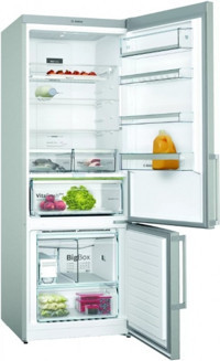 Bosch KGN56AIF0N Çift Kapılı Statik A++ Enerji Sınıfı 505 lt Inox Alttan Donduruculu Solo Kombi Tipi Buzdolabı