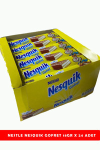 Nestle Nesquik Çikolatalı Gofret 24x18 gr