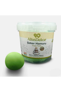 Altındekor Glutensiz Fıstık Yeşili Şeker Hamuru 1 kg