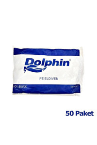 Dolphin XLarge Temizlik Eldiveni 50x100 Adet