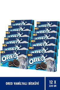 Oreo Kakaolu Vanilyalı Bisküvi 12x220 gr