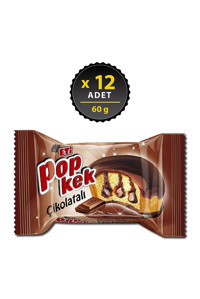 Eti Popkek Çikolatalı Kek 12x60 gr