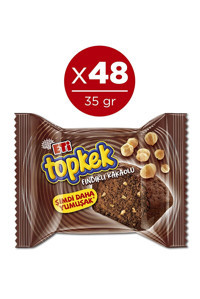 Eti Topkek Fındıklı-Kakaolu Kek 48x35 gr