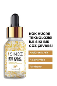 Sinoz 24K Gold Aydınlatıcı Kırışıklık Karşıtı Gece Gündüz Serumu 10 ml