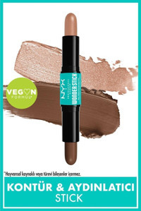 Nyx Professional Makeup Rich Çift Taraflı Krem Stick Kontür