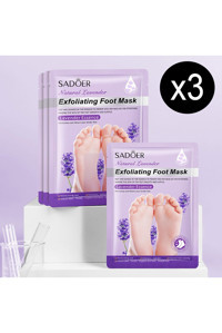 Sadoer Exfoliating Nemlendirici Çorap Tipi Ayak Maskesi 3 Adet