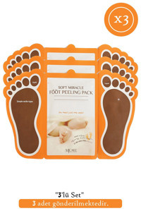 Mjcare Ölü Deri-Çatlak Soyulan Ayak Peeling Maskesi 3 Adet