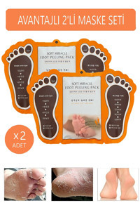 Mjkorean Ölü Deri Çorap Tipi Ayak Peeling Maskesi 2 Adet