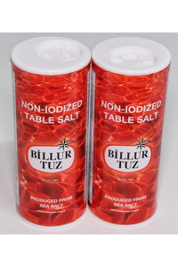 Billur Tuz İyotsuz Toz Sofra Tuzu Kutu 2x250 gr