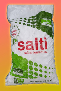 Salti İyotsuz Tablet Kaya Tuzu Çuval 25 kg