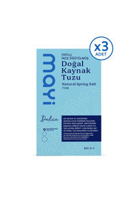 Mayi Tuz İyotlu Toz Kaynak Tuzu Paket 3x600 gr