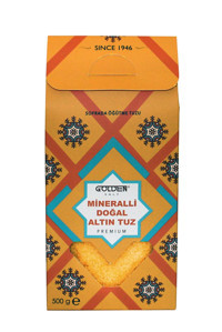 Golden Salt İyotlu Kristal Altın Tuzu Paket 500 gr