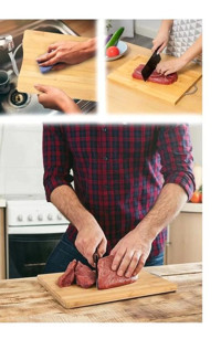 Berdina Home Bambu Açık Kahverengi Kesme Tahtası