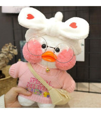 Alibee Pembe Hulv Lalafanfan Cafe Mimi Ördek Bebek 30 cm Peluş Oyuncak