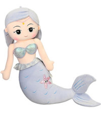 Alibee Leca Deniz Kızı Prenses Bebek Maskotu 40 cm Peluş Oyuncak