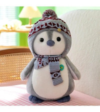 Jzcat Gri Penguen Bebek Deniz Hayvanı Peluş Oyuncak