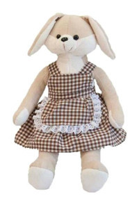 Bambi Elbiseli Tavşan Wellsoft 50 cm Peluş Oyuncak