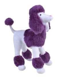 Bambi Sevimli Poodle Köpek Mor 40 cm Peluş Oyuncak