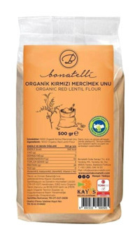 Bonatelli Kırmızı Mercimek Unu 500 gr