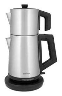 Goldmaster Demmaster IN-6127 Otomatik Çelik Demlikli 2200 W Çelik Gövdeli İnox Çay Makinesi