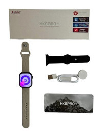 Qifit Watch 8 HK9 Pro+ Plus V3 Akıllı Saat Siyah