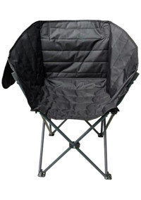 Andoutdoor Capello Kolsuz Siyah Tekli Kamp Sandalyesi