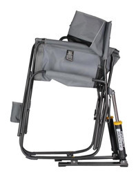 Gci Outdoor Katlanır Kolçaklı Gri Tekli Kamp Sandalyesi