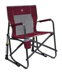 Gci Outdoor 37072 Katlanır Kolçaklı Bordo Tekli Kamp Sandalyesi