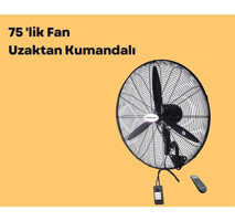Öztümsan 75 CM Kumandalı Duvar Sanayi Tipi Vantilatör