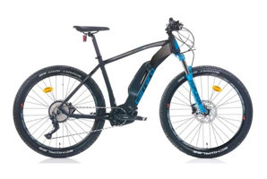 Carraro Kifuka 250 W 100 Km 27.5 Jant 21 Vites Dağ Elektrikli Bisiklet Gri Mavi Siyah