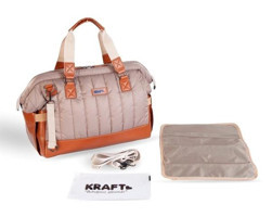 Kraft Lava Bebek Omuz Çantası Kahverengi