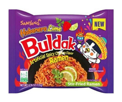 Samyang Buldak Habanero Lime Hot Chicken Flavor Noodle 135 gr