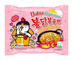 Samyang Buldak Carbonara Hot Chicken Flavor Noodle 130 gr