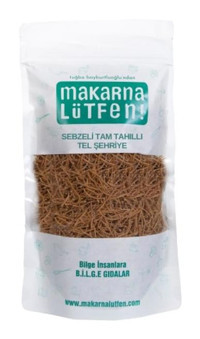 Makarna Lütfen! Sebzeli Tam Tahıllı Bebek Tel Şehriye 250 gr