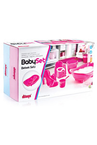 Betüş Home Oturaklı Ayaklı Pembe Bebek Küveti Seti