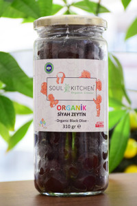 Soul Kitchen Az Tuzlu Siyah Zeytin Kavanoz 310 gr