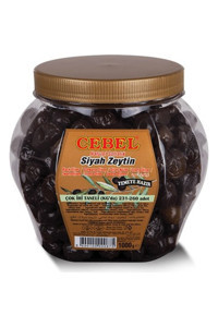 Cebel Siyah Zeytin Pet Kavanoz 1 kg