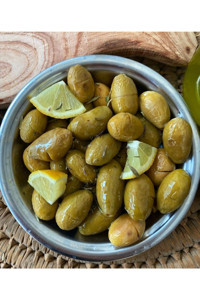 Hatay Şahin Çiftlik Kırma Yeşil Zeytin Pet Kavanoz 1 kg