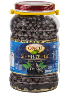 Öncü Siyah Zeytin Pet Kavanoz 2 kg