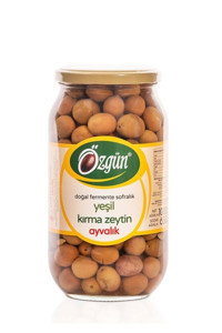 Özgün Kırma Yeşil Zeytin Kavanoz 1 kg
