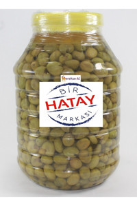 Gerekseal Salamura Kırma Yeşil Zeytin Pet Kavanoz 5 kg