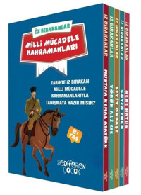 İz Bırakanlar - Milli Mücadele Kahramanları Seti - 5 Kitap Takım Eda Bayrak Yediveren Çocuk