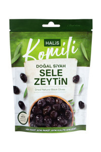 Komili Siyah Zeytin Paket 170 gr