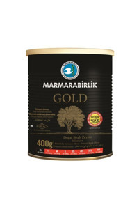 Marmarabirlik Salamura Az Tuzlu Siyah Zeytin Teneke 400 gr