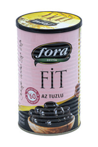 Fora Az Tuzlu Siyah Zeytin Teneke 1.235 kg