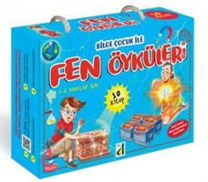 Bilge Çocuk ile Fen Öyküleri Seti - 10 Kitap Takım Necati Akbaba Damla Yayınevi