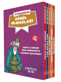 İz Bırakanlar - Gönül Mimarları Seti - 5 Kitap Takım Eda Bayrak Yediveren Çocuk