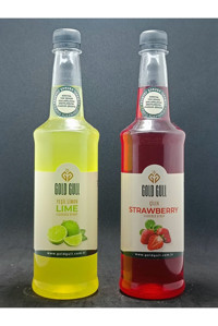 Gold Gull Çilek Lime Aromalı Kahve Şurubu 2x700 ml